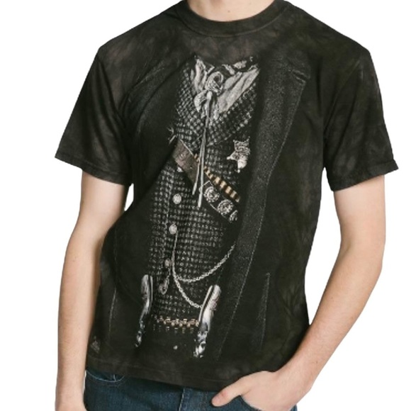 The Mountain Other - The Mountain Sheriff Michael Cahill Tee Shirt Sz. M